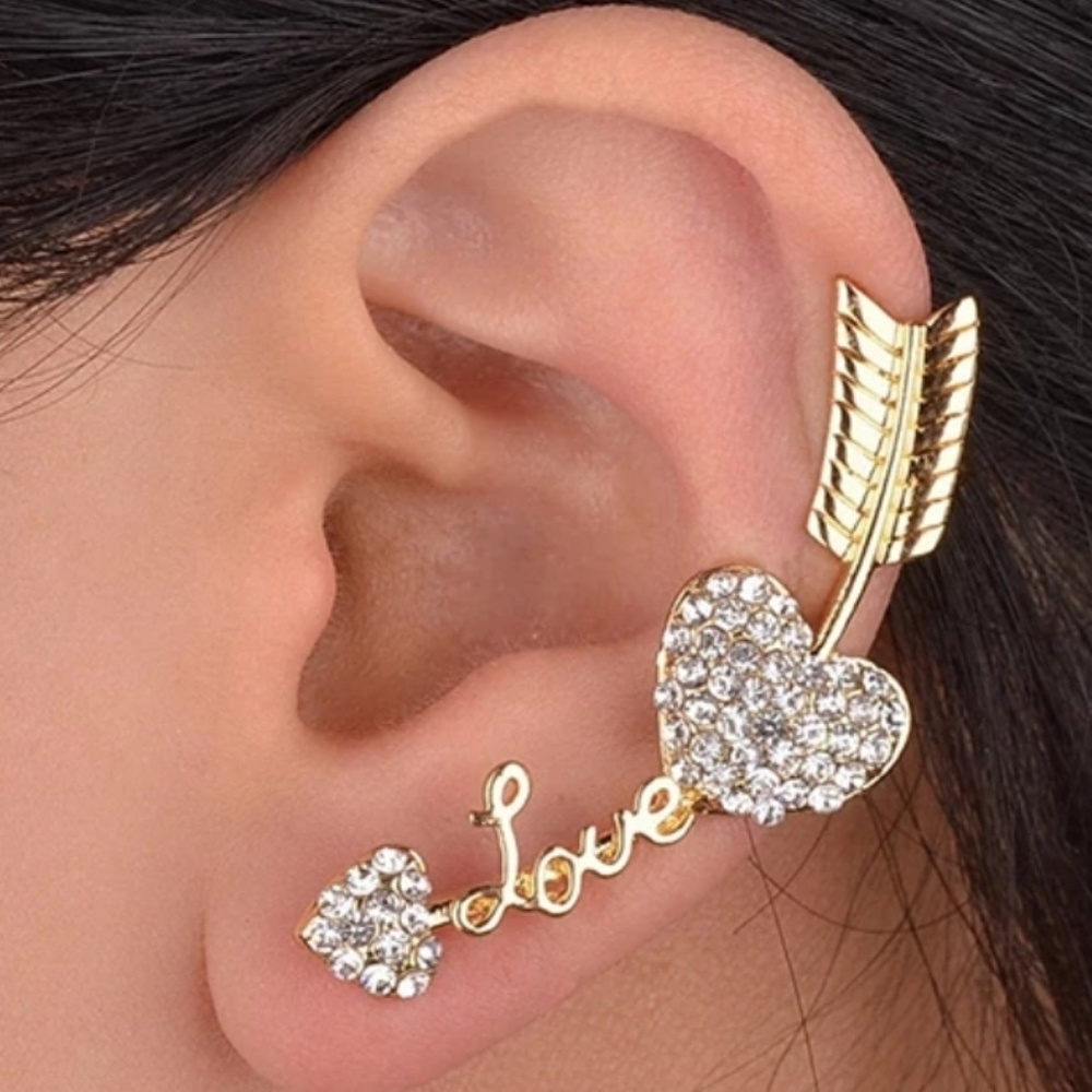 "Love" Ear Cuff - Picture 2 of 3